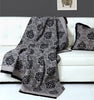 Damask Chenille Jacquard Sofa Armchair Single Bed Blanket Throw, 125 X 150Cm