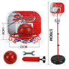 New Portable kids Basketball Net Hoop Stand Backboard Ball And Pump Included