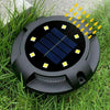 LED Solar Power Ground Lights Floor Decking Patio Outdoor Garden Lawn Path Lamps
