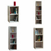 Oxford 2 3 4 5 Tier Bookcase Cube Storage Shelf Display Wood Furniture White