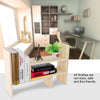 Multipurpose Desk Bookshelf Desktop Storage Organizer Display Shelf Rack Wooden