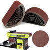20 x Mixed Power Tool Sander Sanding Belt Belts 75mm x 457mm 40 60 80 120 Grit G