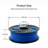 3D Printer Filament 1.75mm 1KG / 2.2LB with Spool Black PLA+ Material Printing