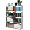 5 Tier Modern Book Shelves Storage Shelf Bookcase Display Unit Stand Organizer