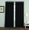 RING TOP THERMAL BLACKOUT PAIR EYELET READY MADE CURTAINS