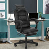 Ergonomic Gaming Computer Chair w/Footrest Swivel Office Recliner Leather Chairs