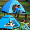 Pop Up Tent Automatic 3-4 Man Person Family Tent Camping Festival Shelter Beach.