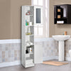 Bathroom Cabinet w/ Doors&Shelves Cupboard Storage Unit 3 Styles Furniture White
