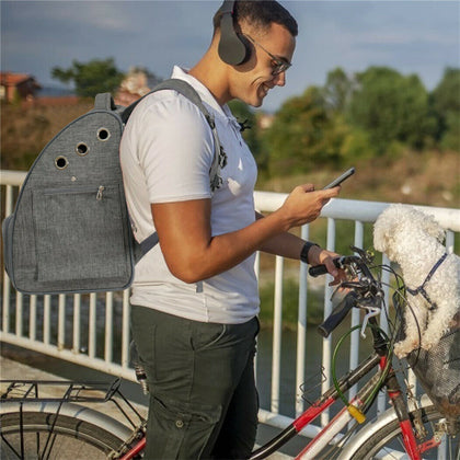 Safety Breathable Pet Backpack Carrier Dog Crate for Airplane Travels Walking