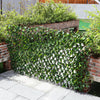 Artificial Hedge Ivy Leaf Expanding Fence Wall Trellis Garden Balcony Wall-Cover