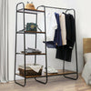 Heavy Duty Clothes Rail Rack Garment Hanging Display Stands Shoe Storage Shelfs