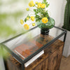 Vintage Sideboard, Storage Cabinet, Kitchen Cabinet with Glass Surface LSC013B01