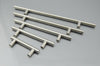 Door Kitchen Handles Cabinet Cupboard Drawer Handle Pull T Bar Uk Brushed Steel