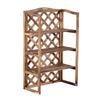 3-Tier Wooden Flower Stand Plant Holder Shelf Display Rack