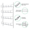 Metal Wall Door Mount Spice Herb Rack Holder Kitchen Cupboard Storage Organizer