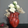 Small Anatomical Heart Vase Resin Flower Pot Table Top Ornament Gift Art Decor