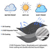 Sun Umbrella Parasol Cover Waterproof Weatherproof Outdoor Courtyard Heavy Duty