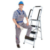 Home Anti-Slip Folding Steps Ladder 1/2/3/4 Step Safety Ladders Stool Rubber Mat