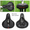 Big Bum Bicycle Seat Extra Wide MTB Bike Saddle GEL Comfort Sporty Soft Padded