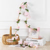 Artificial cherry flowers fake blossoms flower garland ivy hanging vine decor
