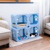 Stackable Cat Dog Cave Bed IN/Outdoor Shelter Pet Kitten House Kennel Crate Box