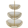 3 Tier Metal Fruit Bowl Basket Display Storage Holder Stand Vegetable Cakes Rack