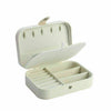 Leather Jewelry Box Organizer Portable Travel Jewellery Ornaments Storage Case