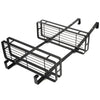 73CM Non Rust Bathroom Shower Shelf Storage Hanging Basket Caddy w/ 2 Hooks