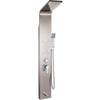 5 In1 Shower Column Tower Panel With Twin Heads Curved Design High-end Waterfall