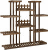 6/7/11 Flower Plant Pot Wooden Shelf Stand Display Garden Step Style Ladder Rack