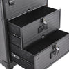 Large Makeup Trolley Train Case Beauty Cosmetic Vanity Case Box on Wheel Drawer