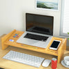 Wooden Table Monitor Stand Speaker TV Laptop Rack Computer Riser Desk Storage
