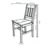 DINING TABLE AND 4 CHAIRS SET QUALITY SOLID WOODEN HOME GREY WHITE PINE COLOUR