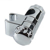 Chrome Shower Rail Head Slider Holder Adjustable 18-25mm Universal Bracket UK