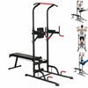 Dip Station Pull Up Bar Multi Gym Power Tower Home Fitness Equipment Machine UK