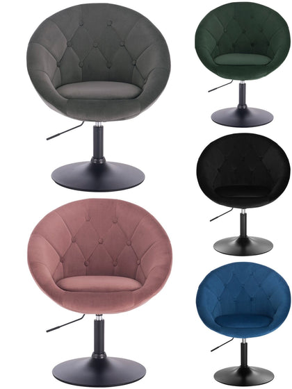 1xBreakfast Bar Stools Bar Chairs for Kitchen Bar Stools with velvet Swivel Gas