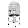 139cm Large Rolling Parrot Cage Open Playtop Bird Cage for Small Bird Parakeet