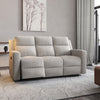 BERLIN 1+2+3 FABRIC MANUAL RECLINER DRINKS CONSOLE LIVING ROOM RECLINING SOFA
