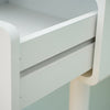 Scandinavian 2 Drawer Dressing Table Set Vanity Makeup Desk Stool Mirror Bedroom
