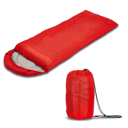 4 Season Sleeping Bag Waterproof Travel Outdoor Camping Hiking Envelope Zip Red