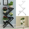 Stylish Metal Plant Stand Flower Pots Holder Display Shelf Rack Decor 4 Tier