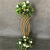 Metal Column Flower Stand Wedding Centerpiece Mermaid Floral Display Rack Plinth