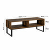 Industrial TV Stand Media Console Table Storage Unit Rustic Cabinet