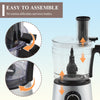 600W Food Processor Blender Chopper Juicer 1.5L Mixer 2 Speed Pulse Shredder New