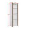 High Gloss Fronts and Matt Body Cabinet Display Sideboard Cupboard RGB LED Unit