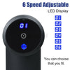 LCD Massage Gun Percussion Massager Muscle Relaxing Therapy Deep Tissue 4 Heads