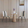 Mondeer Dining Chairs Set 2/4/6 Fabric Upholstered Seat Metal Legs Dining Room