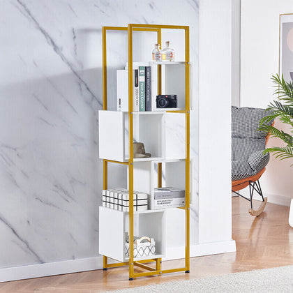 4-Layer Floor Rack Simple Bookcase Student Multi-Function Creative Bookshelf
