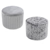 Velvet Round Ottoman Stool Pouffe Seat Stool Home Chair Footstool Bench Footrest