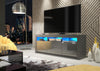 TV Unit 160cm Modern Cabinet Stand Sideboard High Gloss/Matt Doors With Free LED